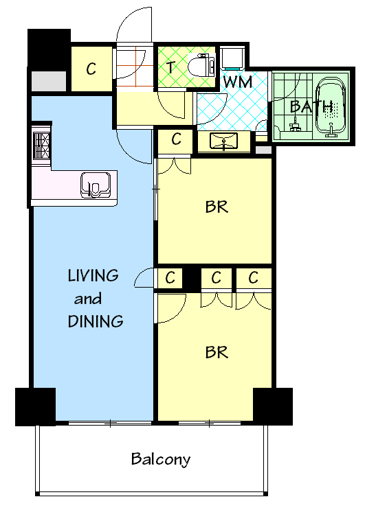 [Rent]Sun Colline Tower / 21st floor（Apartment）｜Yokosukachuo station｜Off Base Housing Yokosuka